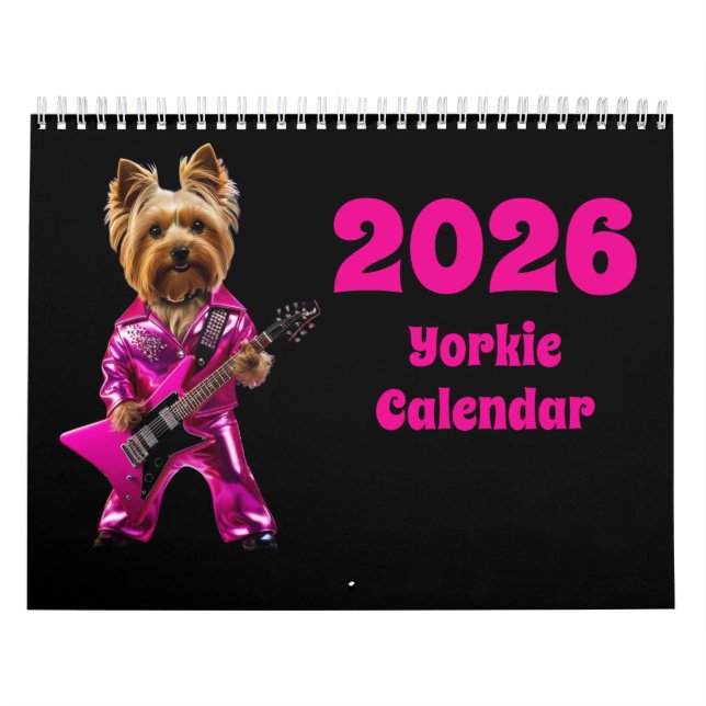 Calendario de Yorkie (Tapa)