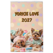 Calendario de Yorkie Love 2027