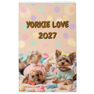 Calendario de Yorkie Love 2027