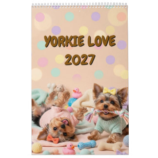 Calendario de Yorkie Love 2027