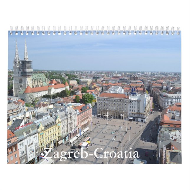Calendario de Zagreb-Croacia (Tapa)