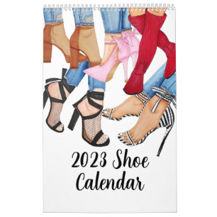 Calendario de zapatos de moda de 2023