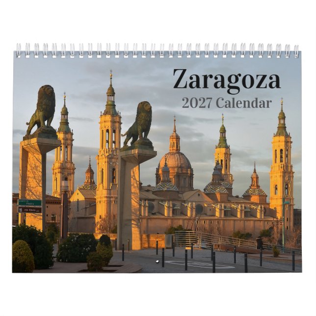 Calendario de Zaragoza España 2027 (Tapa)