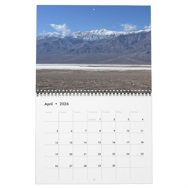 Calendario Death Valley N.P. Wall Calendar by James Fatherree (Apr 2026)