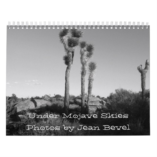 Calendario Debajo de los cielos del Mojave… (Tapa)