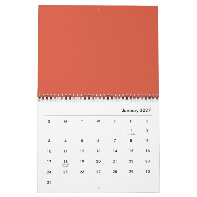 Calendario decoración (Jan 2027)
