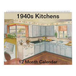 Calendario Decoración de una casa de campo de cocina de los a