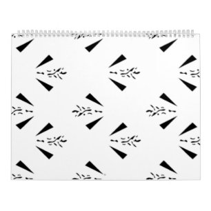 Calendario Decorativo, gris de carbón vegetal