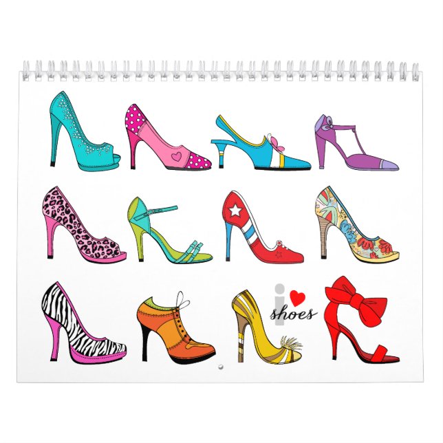 Calendario del amante del zapato (Tapa)