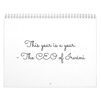 Calendario del año.