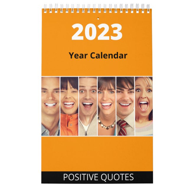 Calendario del año 2023 con cotizaciones de vida p (Tapa)