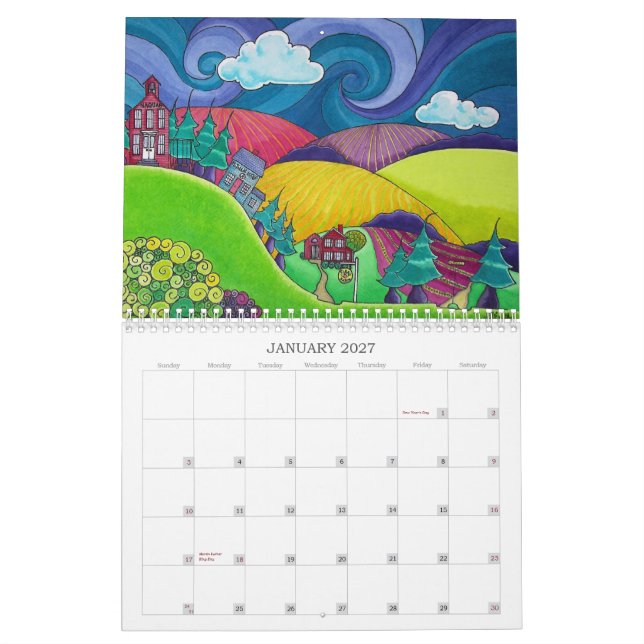 Calendario del año escolar de Rutland (Jan 2027)