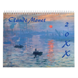 Calendario del año Personalizado Claude Monet