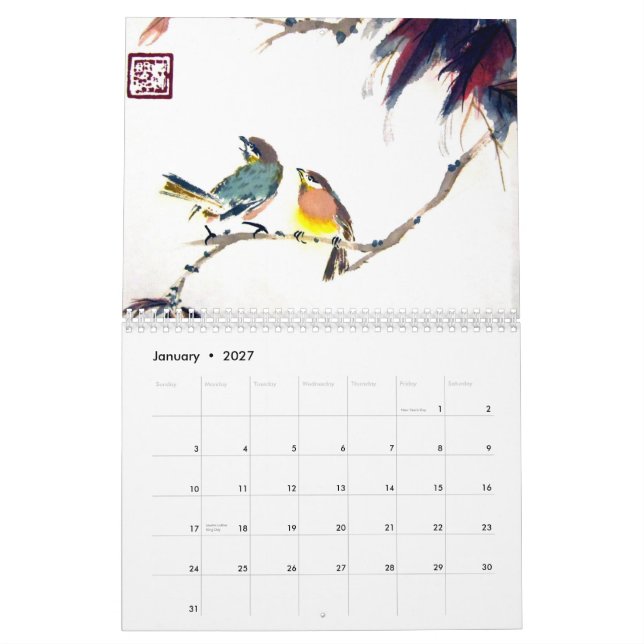 Calendario del arte 2012 de DA Kine (Jan 2027)