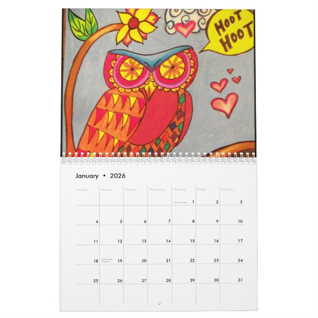 Calendario del arte 2012 de Starla (Jan 2026)