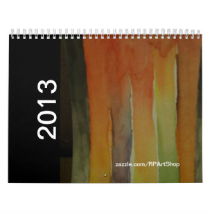 Calendario del arte 2013 de la acuarela