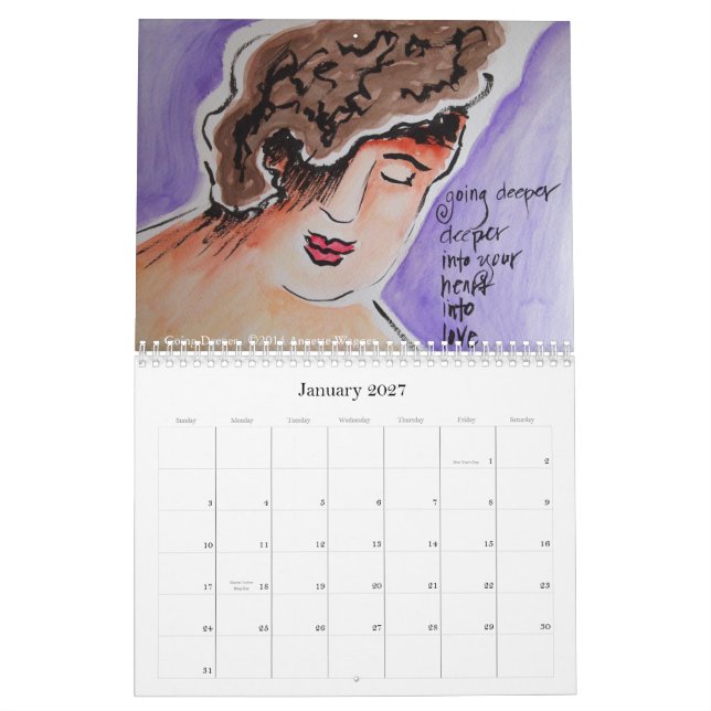 Calendario del arte 2015 de Annette Wagner (Jan 2027)