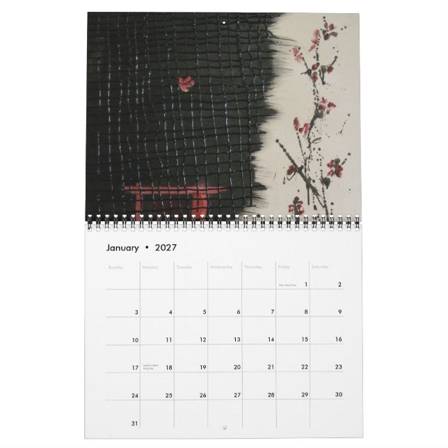 Calendario del arte contemporáneo 2012 (Jan 2027)