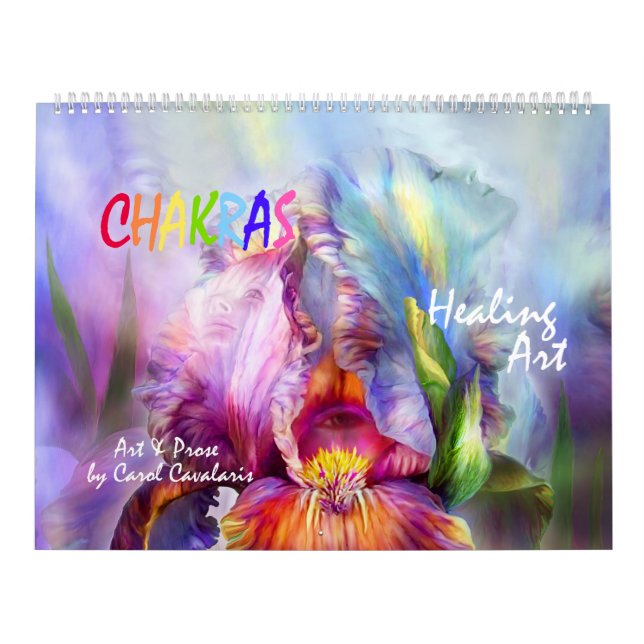Calendario del arte curativo de Chakras (Tapa)