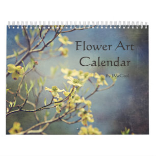 Calendario del arte de la flor