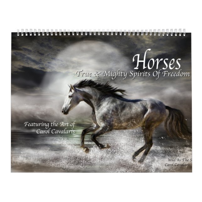 Calendario del arte de los caballos (Tapa)