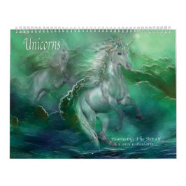 Calendario del arte de los unicornios
