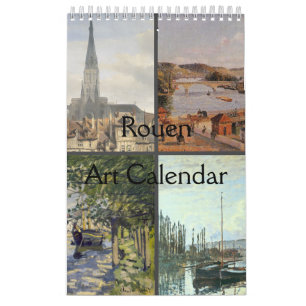 Calendario del arte de Ruán (11" x 7")