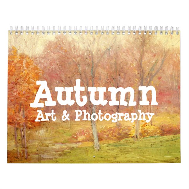 Calendario del arte y de la fotografía del otoño (Tapa)