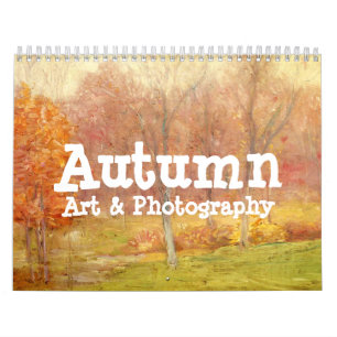 Calendario del arte y de la fotografía del otoño