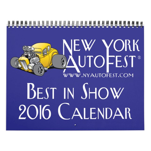 Calendario del AutoFest de Nueva York 2016 (Tapa)
