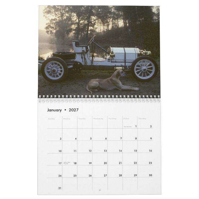 Calendario del Benz de Mercedes de 2013 obras (Jan 2027)