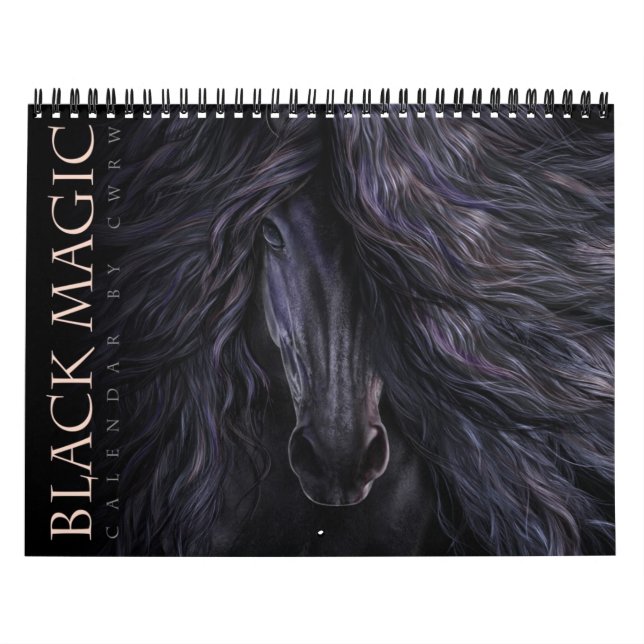 Calendario del caballo de la magia negra (Tapa)