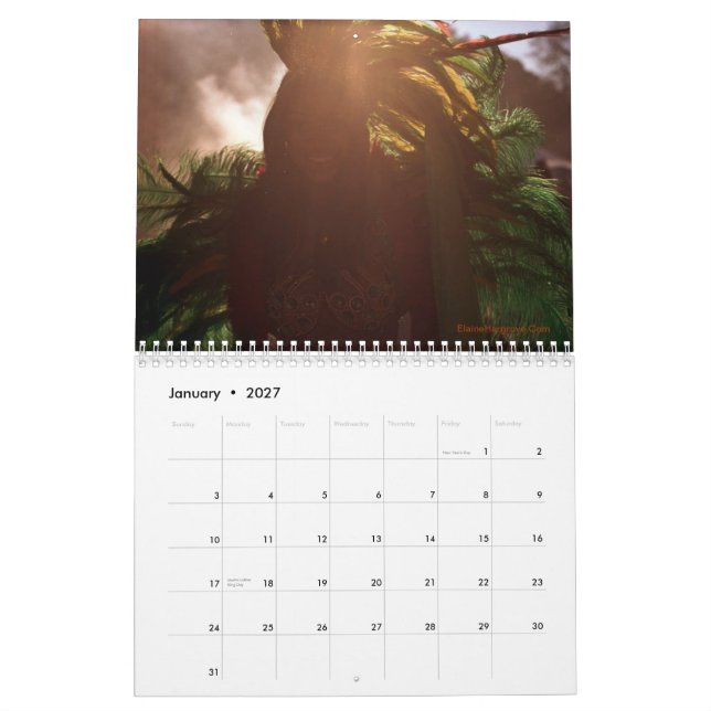 Calendario del carnaval de Trinidad/de Río el (Jan 2027)