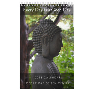 Calendario del centro 2018 del zen de Cedar Rapids
