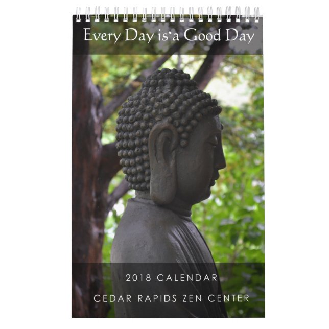 Calendario del centro 2018 del zen de Cedar Rapids (Tapa)