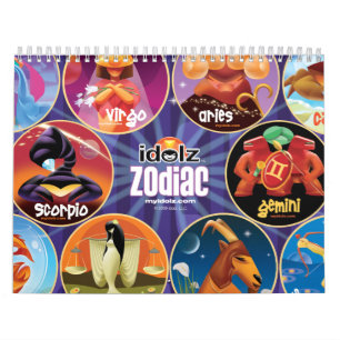 Calendario del círculo del zodiaco de Idolz