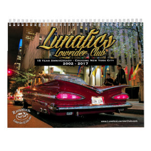 Calendario del club NYC 2017 del Lowrider de