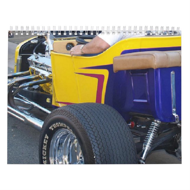 Calendario del coche de carreras #1 (Tapa)
