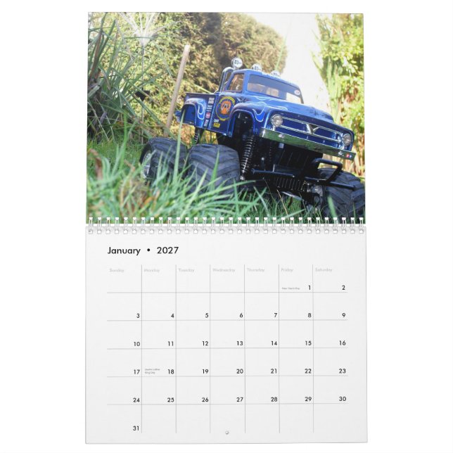 calendario del coche de IconicRC.com 2012 RC (Jan 2027)