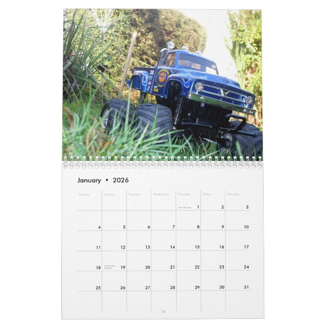 calendario del coche de IconicRC.com 2012 RC (Jan 2026)