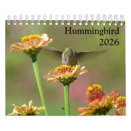 Calendario del colibrí 2026