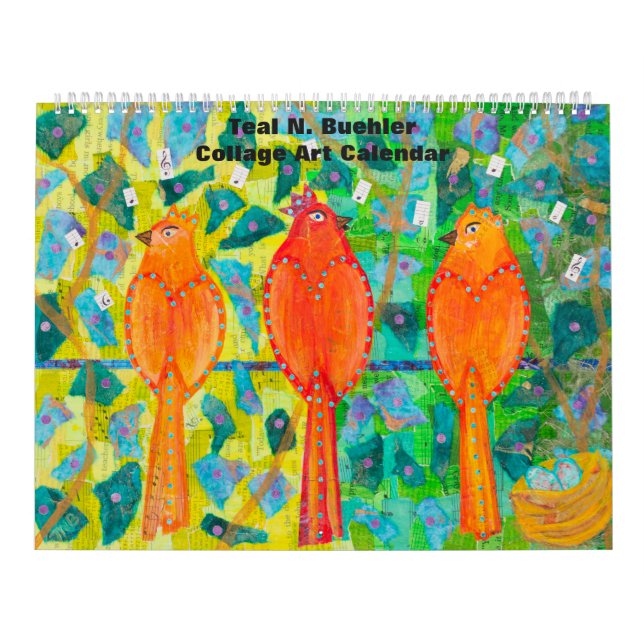 Calendario del collage del arte (Tapa)