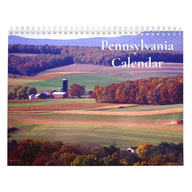 Calendario del condado de Pennsylvania Lancaster 2 (Tapa)