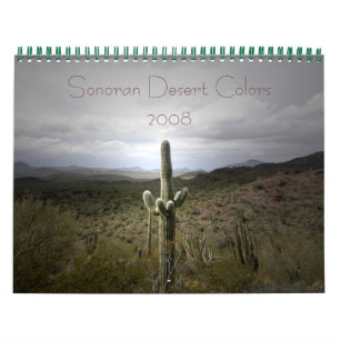 Calendario del desierto de Sonoran para 2008