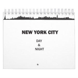 Calendario del día y de la noche de New York City