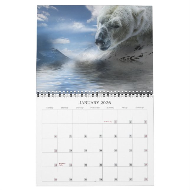 Calendario del diseñador de la travesía hasta el (Jan 2026)