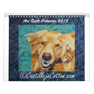 Calendario del edredón del arte