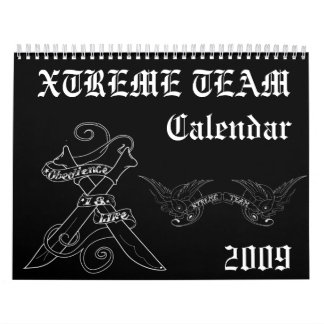 calendario del equipo del xtreme