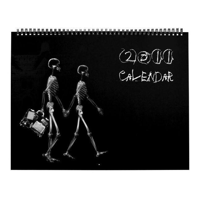 Calendario del esqueleto 2011 de Vision de la (Tapa)