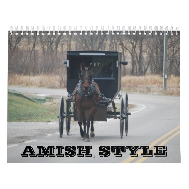 Calendario del estilo de Amish (Tapa)